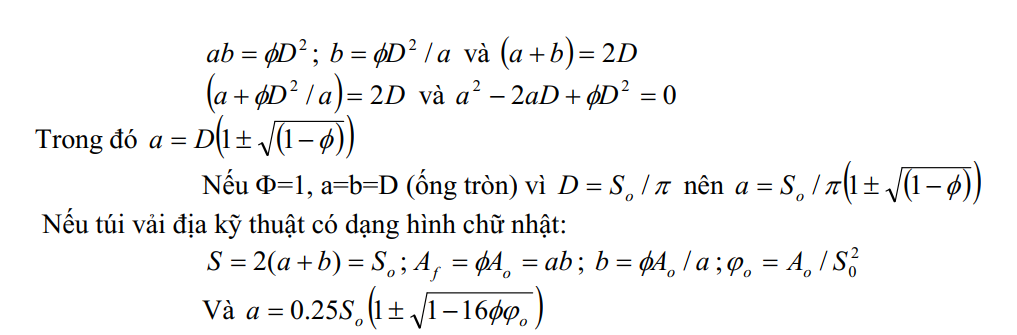 Tính toán thiết kế thi công túi địa kỹ thuật trong kỹ thuật kè mềm và bảo vệ bờ biển