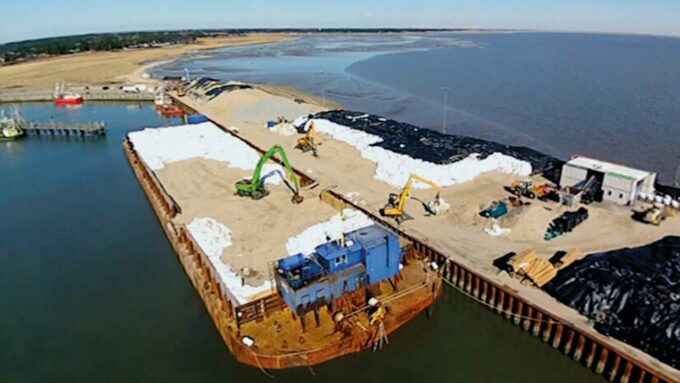 Thi công túi địa kỹ thuật