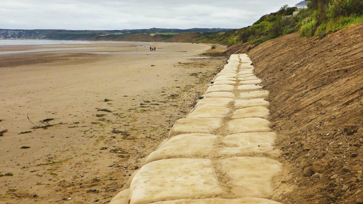 Thi công túi vải địa kỹ thuật