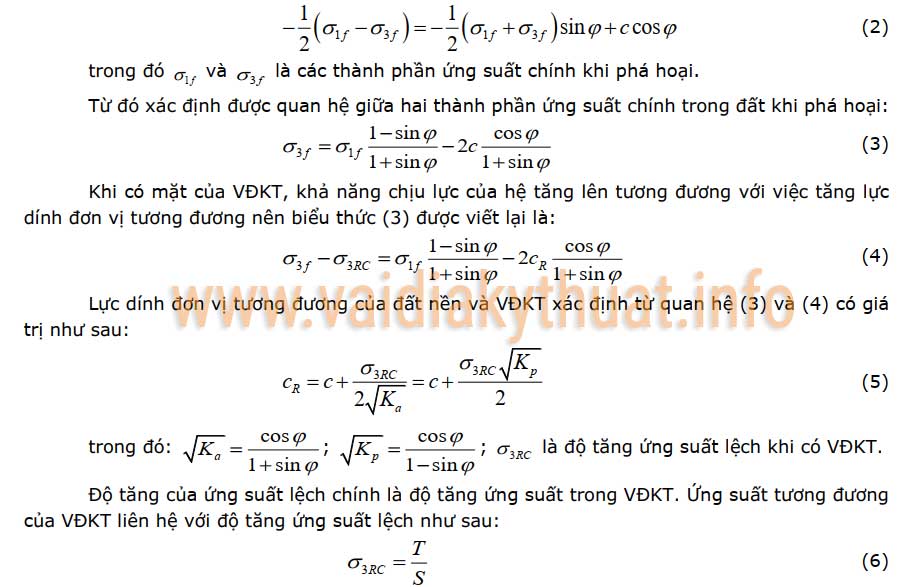 Độ cứng vải địa kỹ thuật cường độ cao ảnh hưởng đến hệ số an toàn ổn định nền đường đắp cao tốc