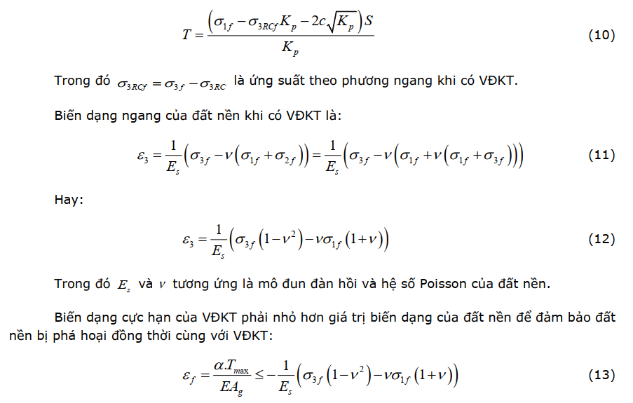 Độ cứng vải địa kỹ thuật cường độ cao ảnh hưởng đến hệ số an toàn ổn định nền đường đắp cao tốc