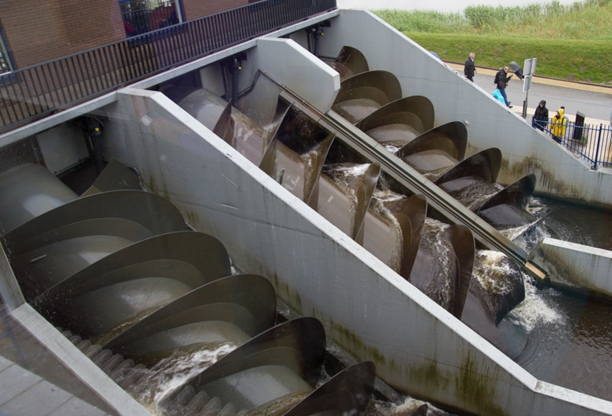 Hệ thống bơm nước Kinderdijk Hà Lan 