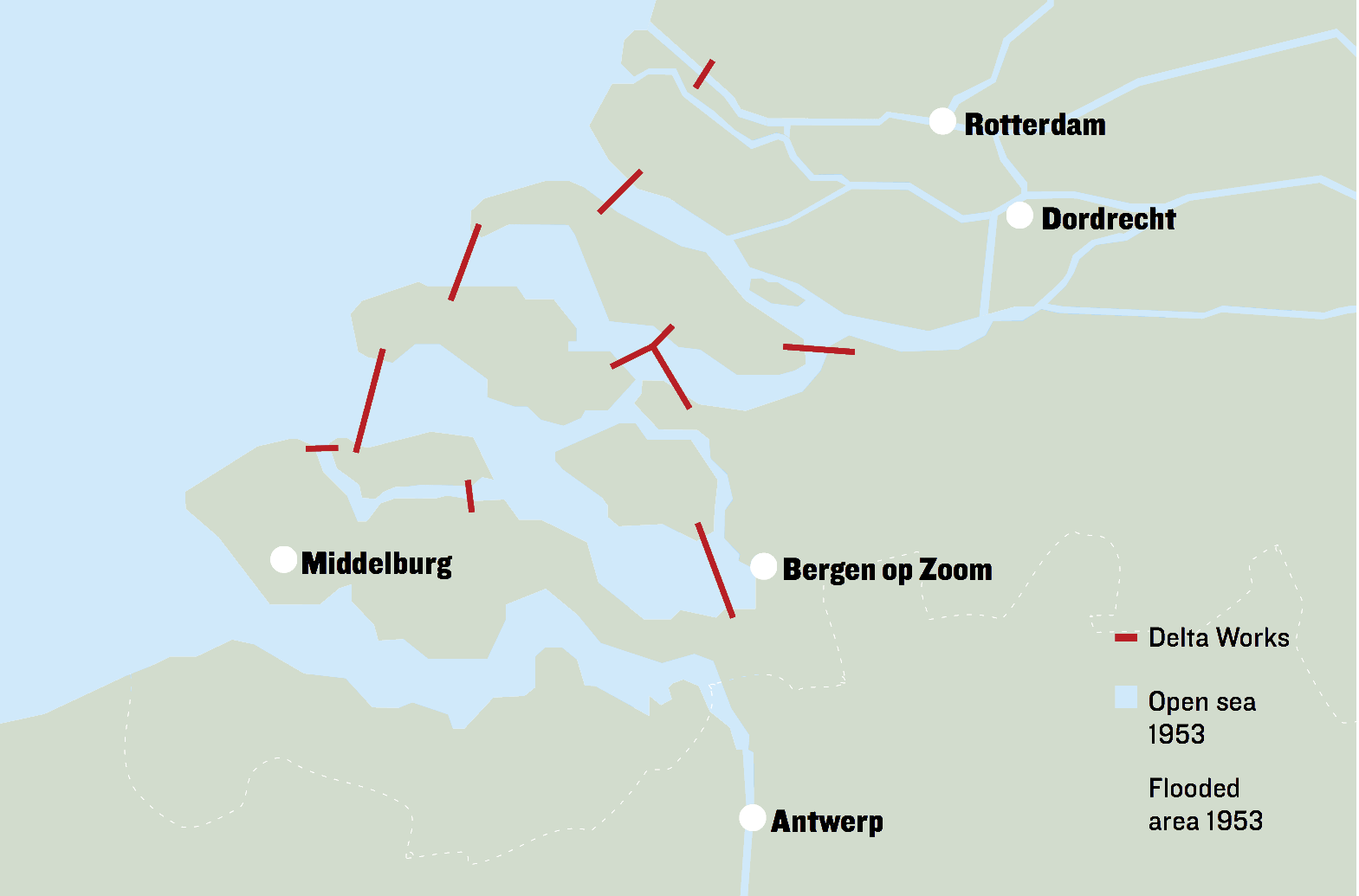 hệ thống cấp nước Delta Works