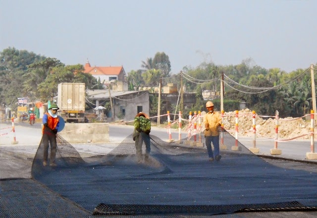 Lưới địa kỹ thuật cốt sợi thủy tinh, tiêu chuẩn thiết kế áo đường mềm