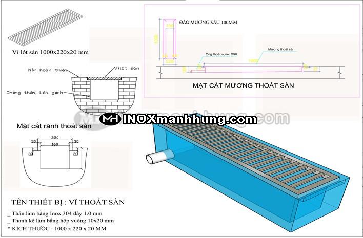 Vỉ thoát nước sàn Một giải pháp hiệu quả cho việc xử lý nước thải