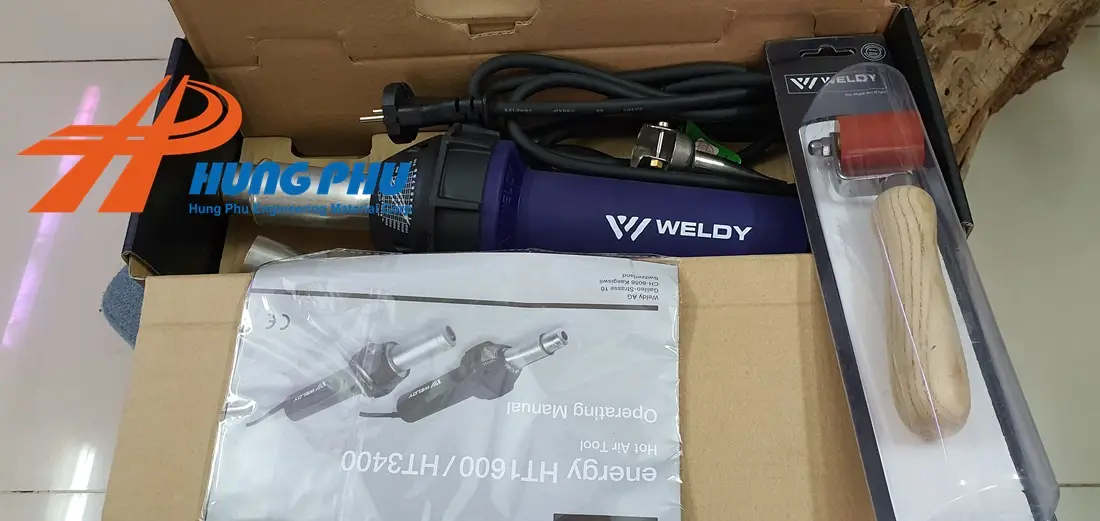 Máy hàn bạt nhựa hdpe cầm tay Energy HT1600 Overlap Welding Kit - Giải pháp hàn nhựa đa năng