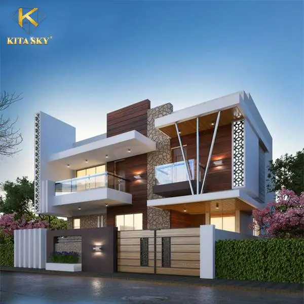 Mẫu nhà biệt thự đẹp hiện đại Lựa chọn hoàn hảo cho không gian sống sang trọng