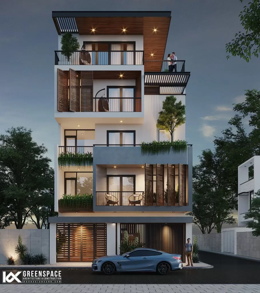 Tổng quan về biệt thự 5 tầng hiện đại và những điều cần biết