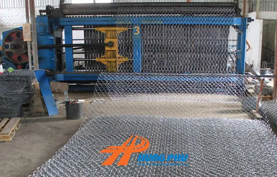 Rọ đá dây đan mạ kẽm