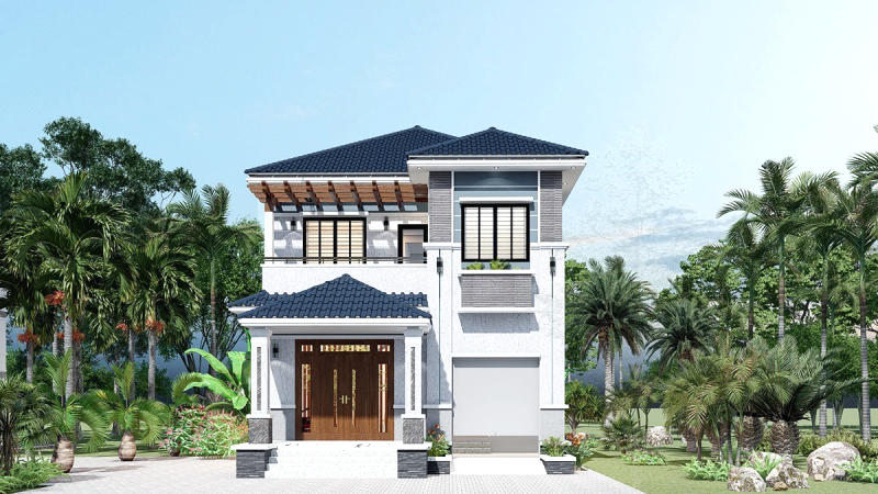 Tìm hiểu về kiến trúc nhà đẹp 2 tầng trong thiết kế nội thất