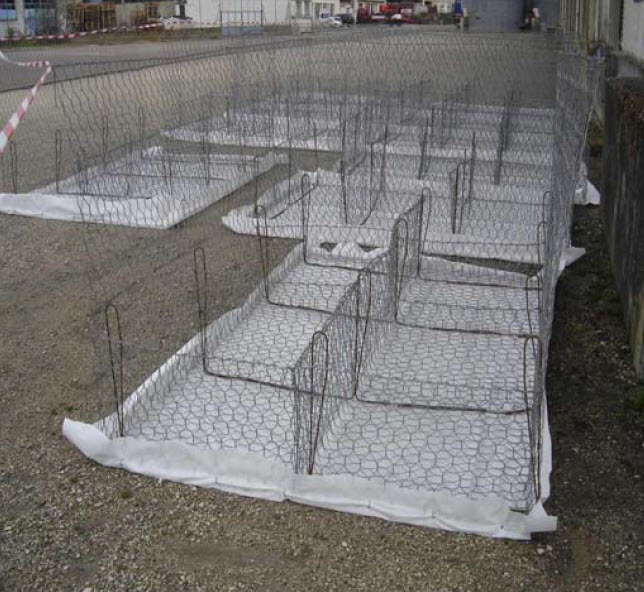 Gia Cố Kè Messageries ở Bourgogne, Pháp