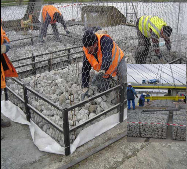 Gia Cố Kè Messageries ở Bourgogne, Pháp