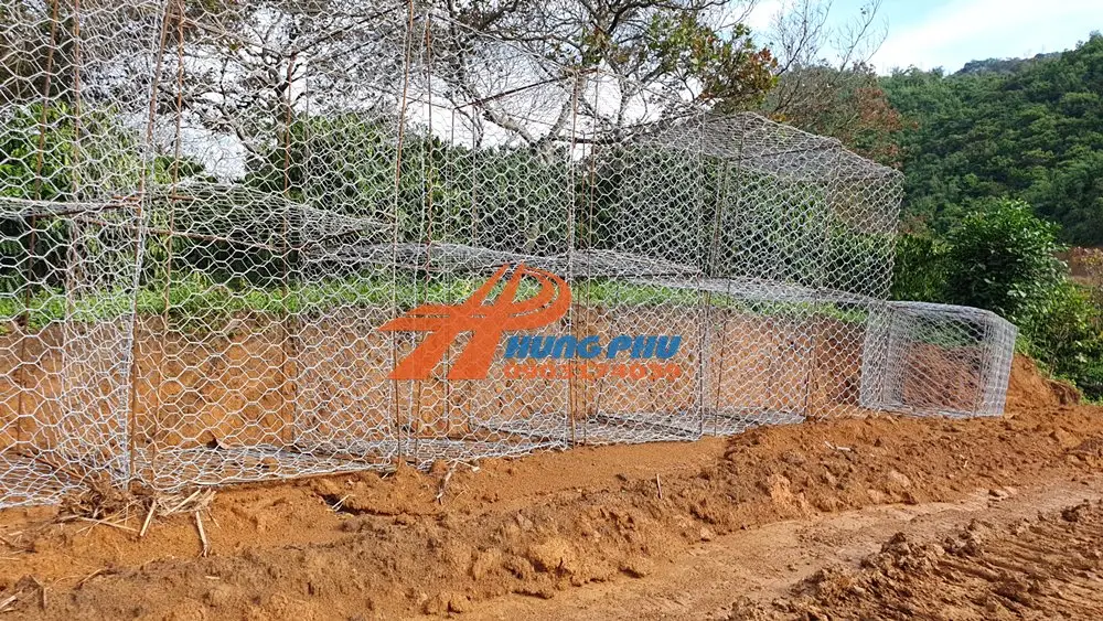 Rọ đá dây đan mạ kẽm