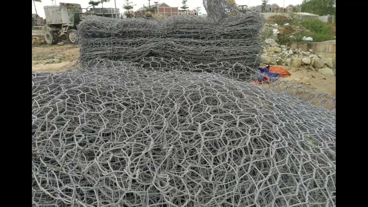 Lưới Rọ Đá Bọc Nhựa PVC tăng tuổi thọ cho công trình