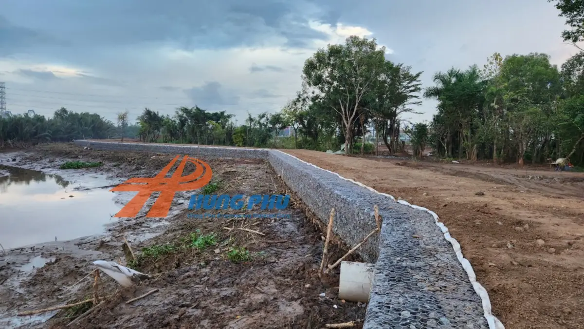 Rọ đá dây đan mạ kẽm