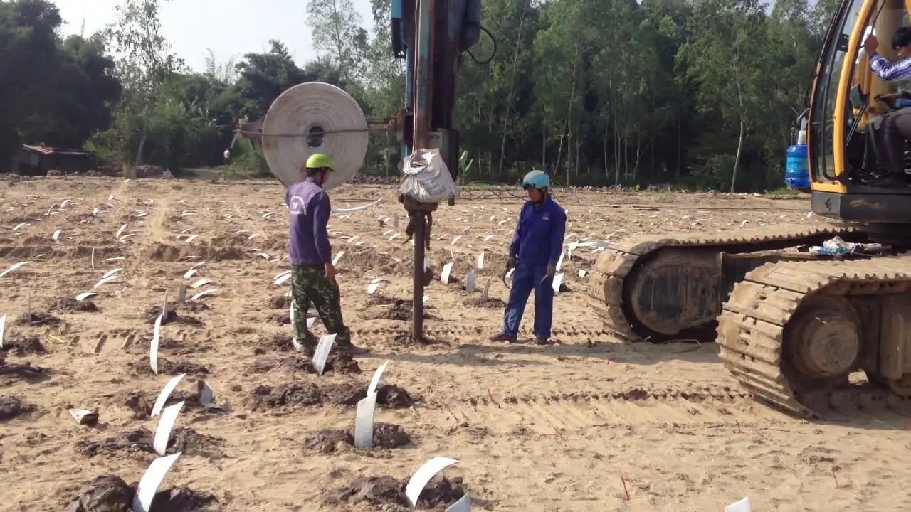 Vai trò và ứng dụng của bấc thấm trong xử lý nền đất yếu