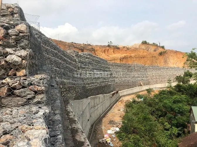 Rọ đá dây đan bọc nhựa PVC