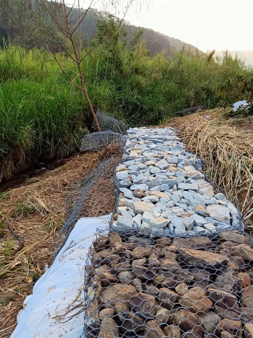 Thi công rọ đá Nghệ thuật kiến tạo bền vững - Bảo vệ thiên nhiên