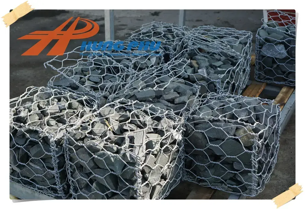 Rọ đá dây đan bọc nhựa PVC