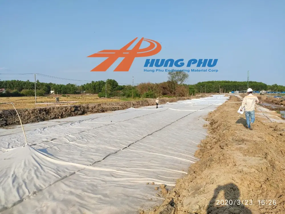 Xác định chiều dài vải địa kỹ thuật không dệt trong gia cố nền - Tối ưu hóa hiệu quả công trình xây dựng