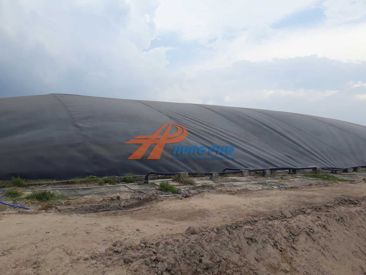 Thi công hầm Biogas HDPE