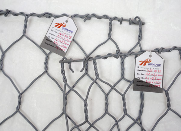 Rọ đá dây đan bọc nhựa PVC