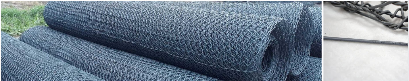 Rọ đá dây đan bọc nhựa PVC