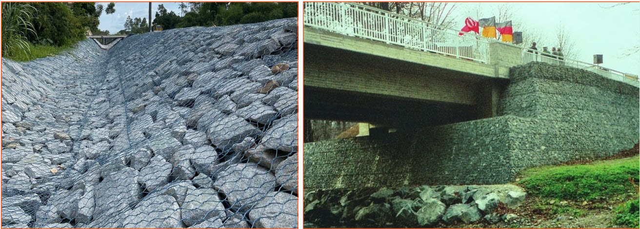 Rọ đá dây đan bọc nhựa PVC