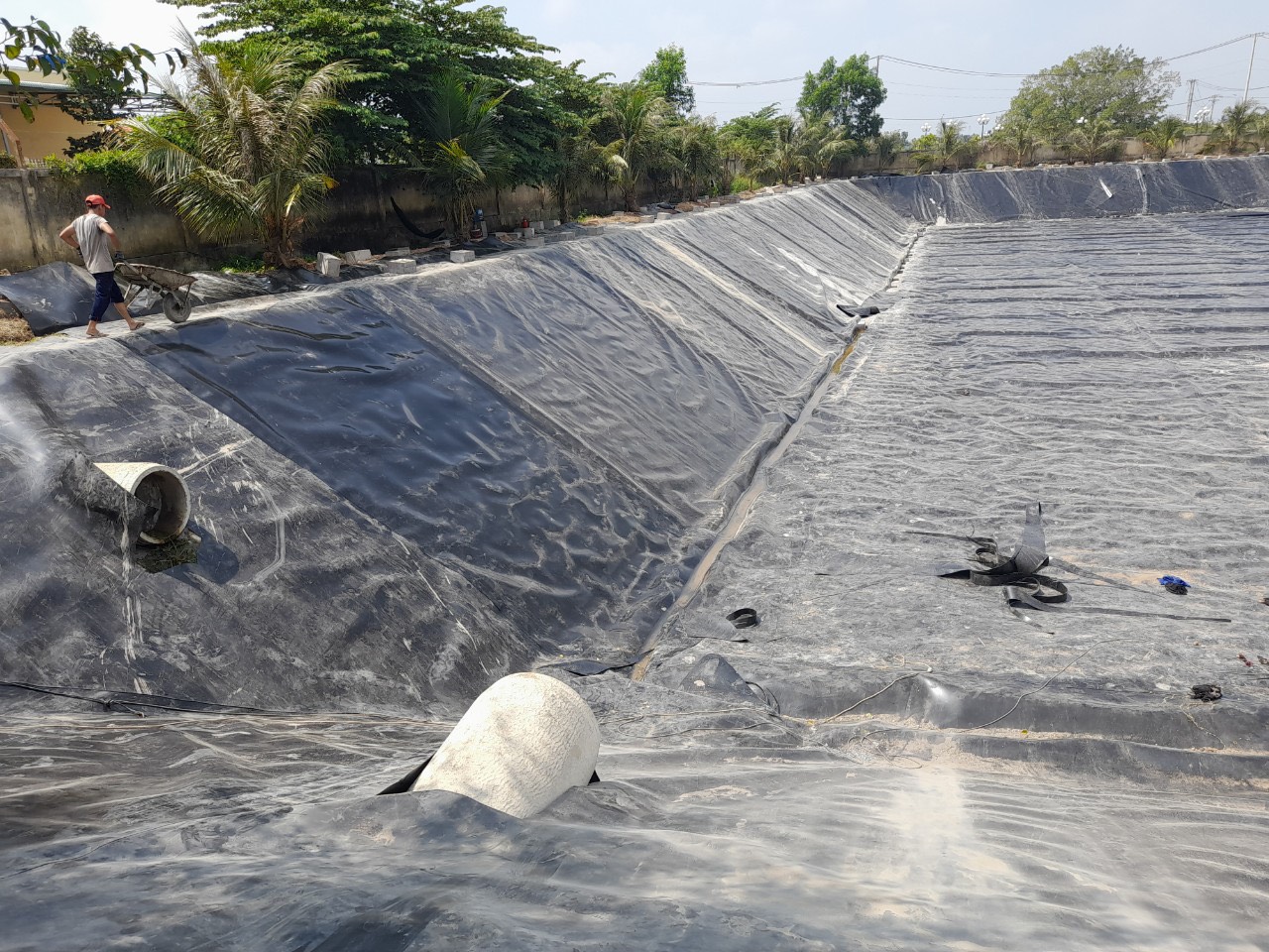 Thiết bị hàn màng HDPE