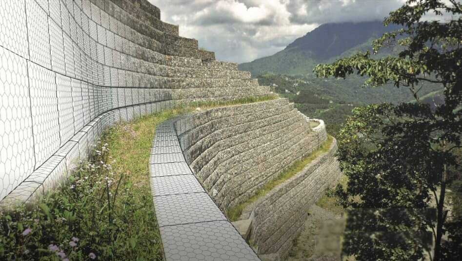 Rọ đá dây đan bọc nhựa PVC