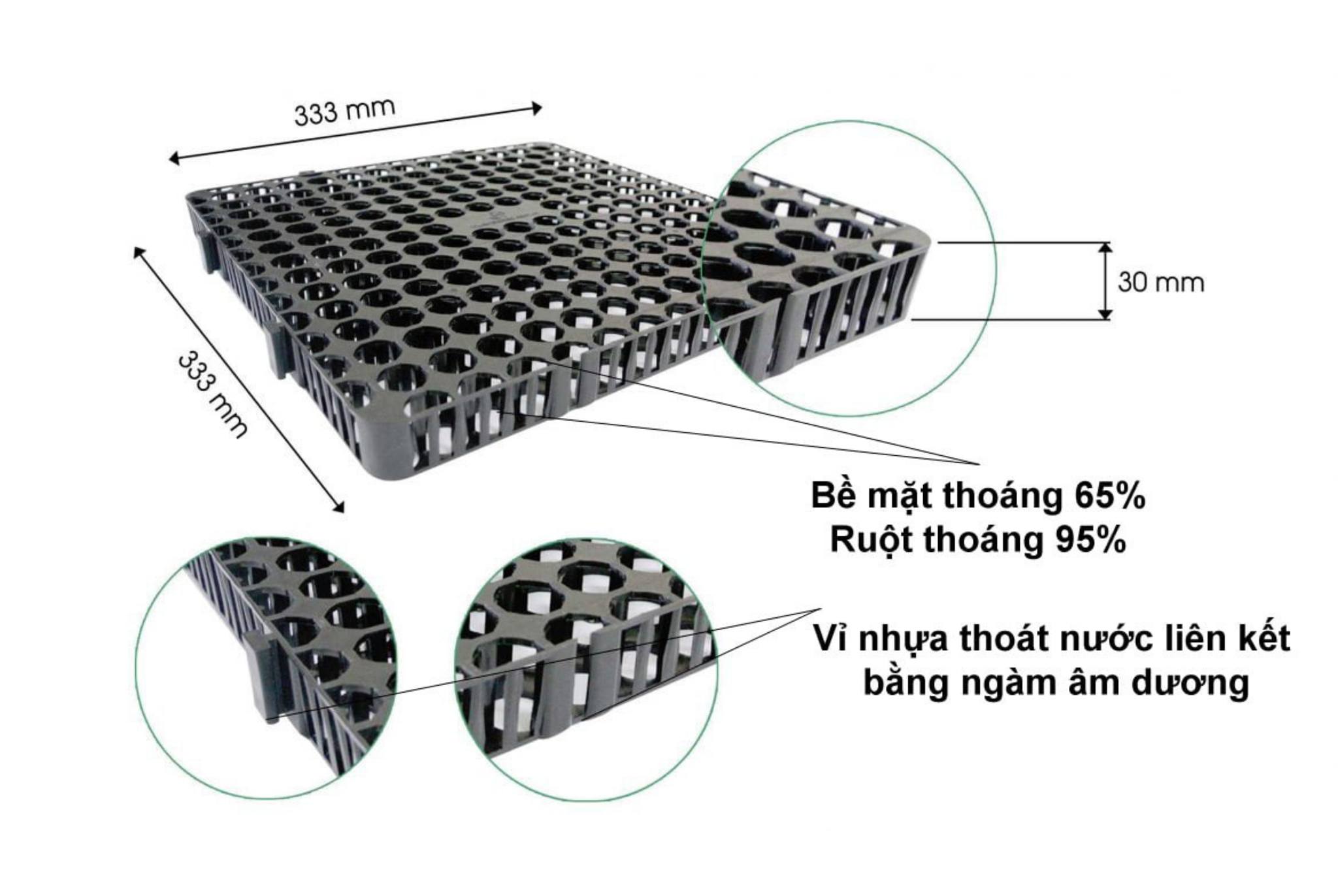 Vỉ nhựa thoát nước